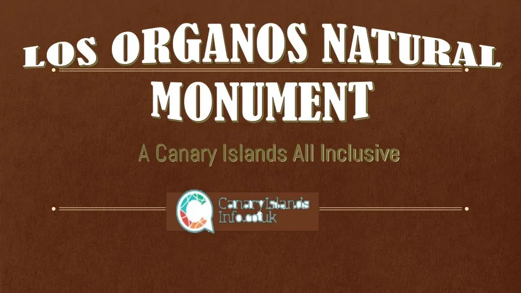 los organos natural monument