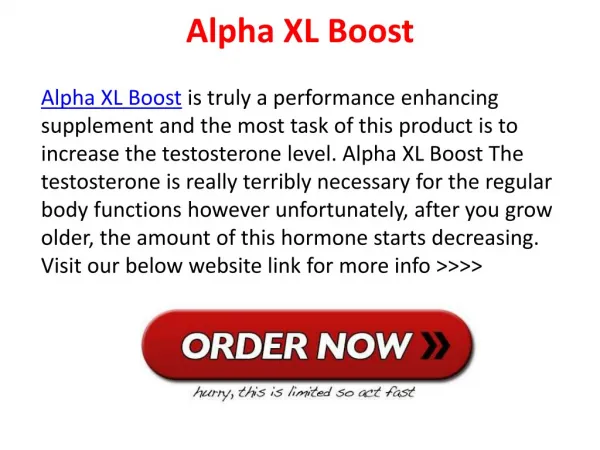 Alpha XL Boost Does Really Works?