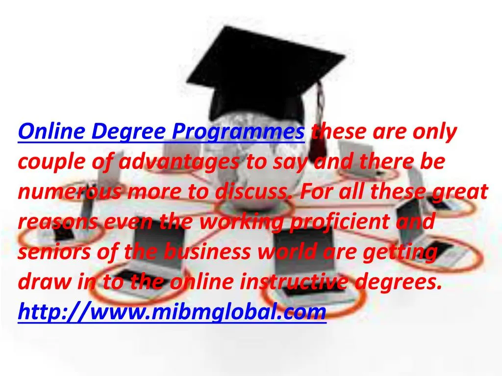 online degree programmes these are only couple