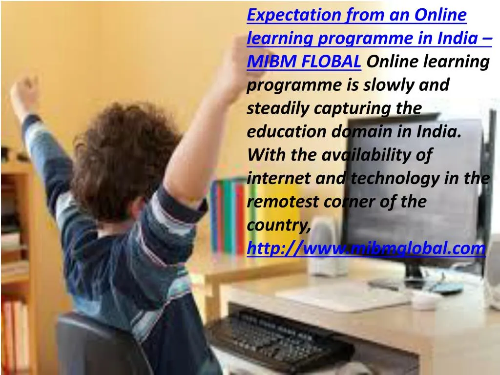 expectation from an online learning programme