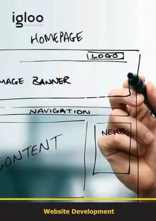 Website development (igloo) - slide 1