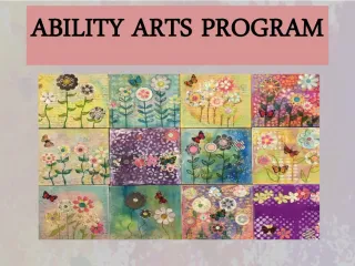 Ability Arts Program - slide 1