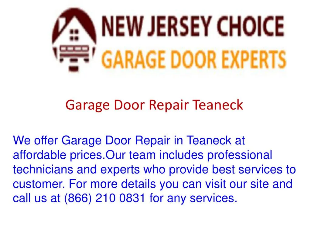 garage door repair teaneck