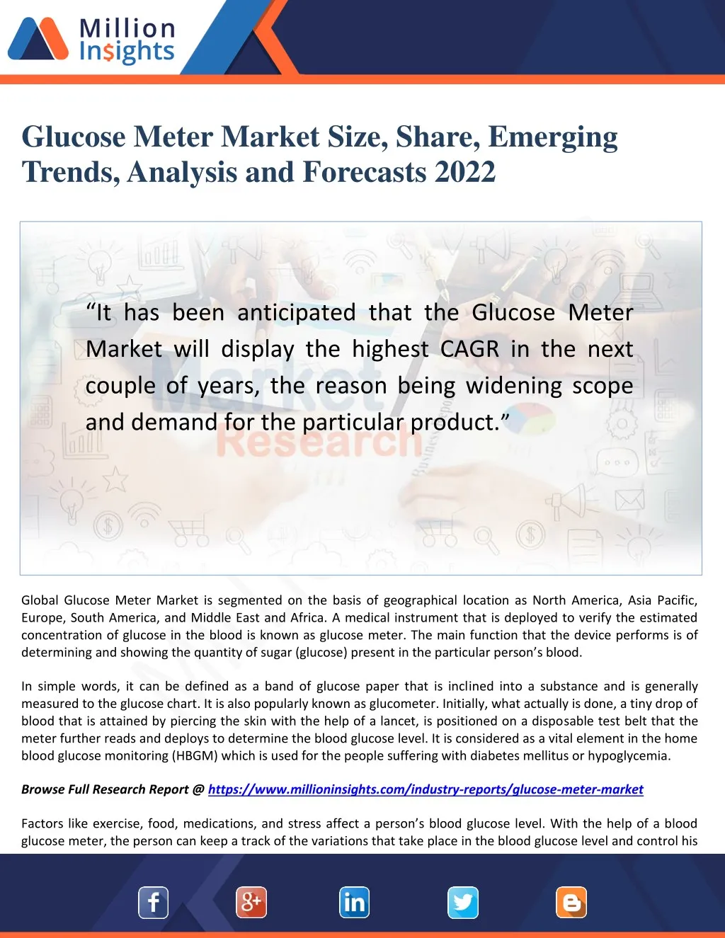 glucose meter market size share emerging trends