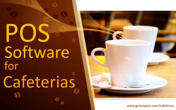 POS Software For Cafeterias | Get Free Demo For 30 days | Goeasypos.com
