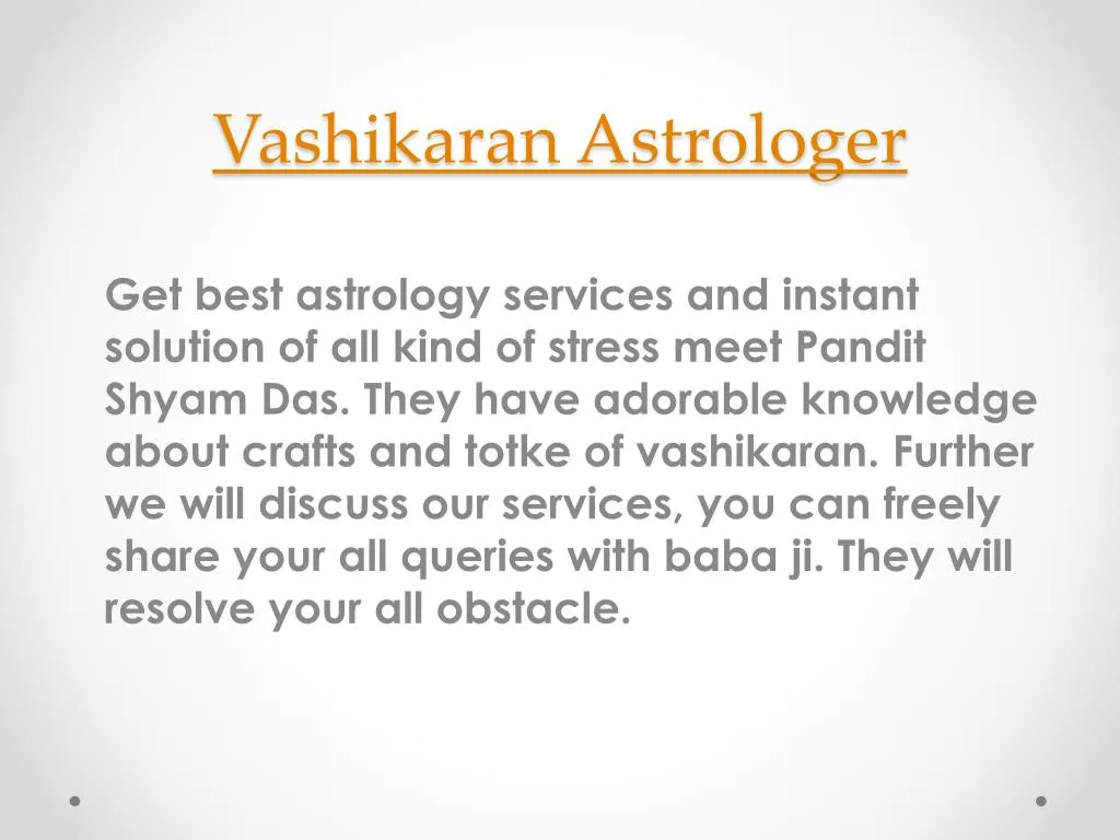 vashikaran astrologer