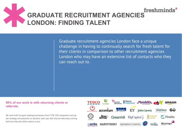 Graduate Recruitment Agencies London: Finding Talent