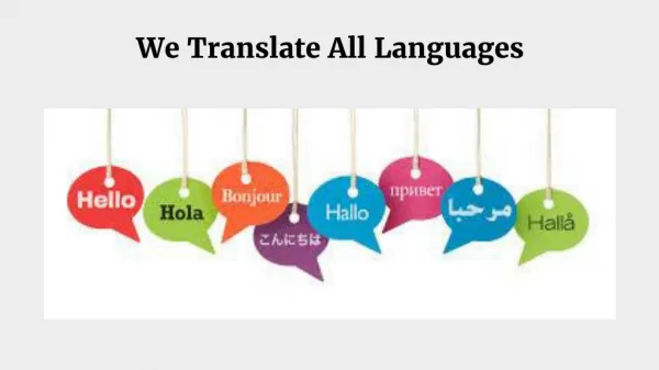 Translation Services in Florida