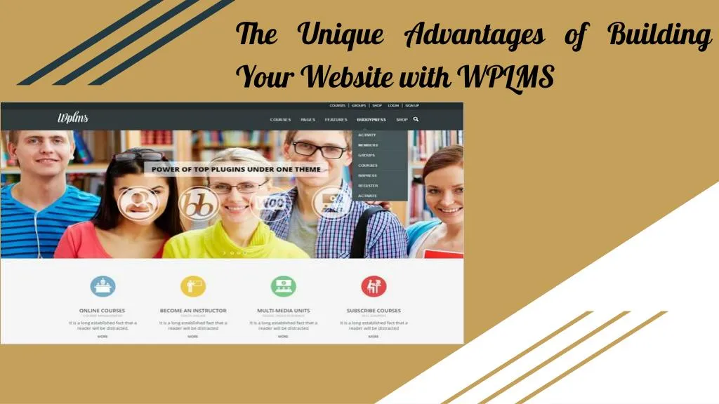 the unique advantages of building your website with wplms