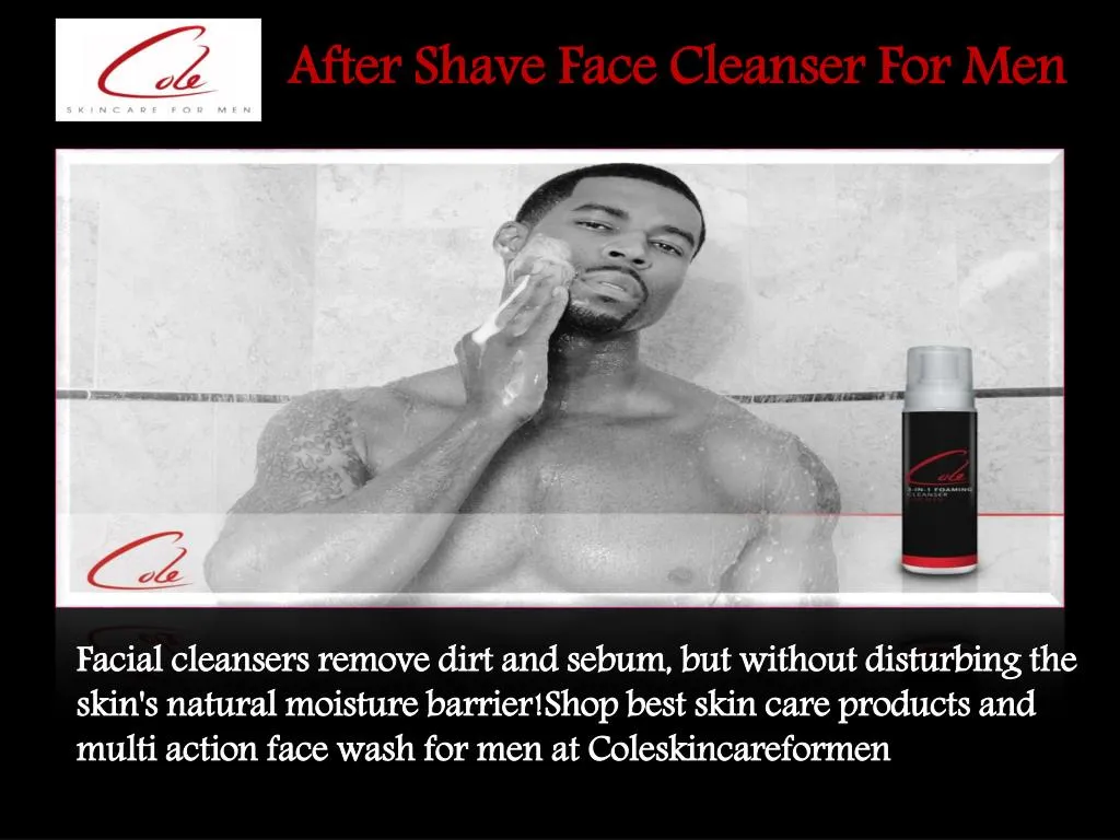 after shave face cleanser for men