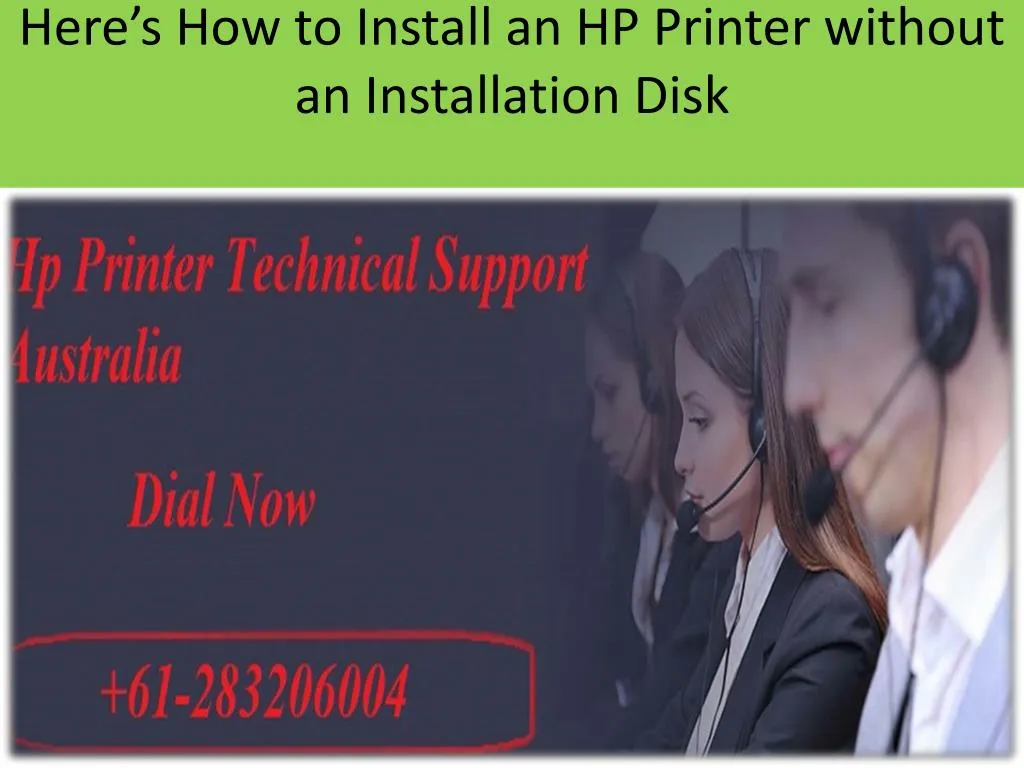 here s how to install an hp printer without an installation disk