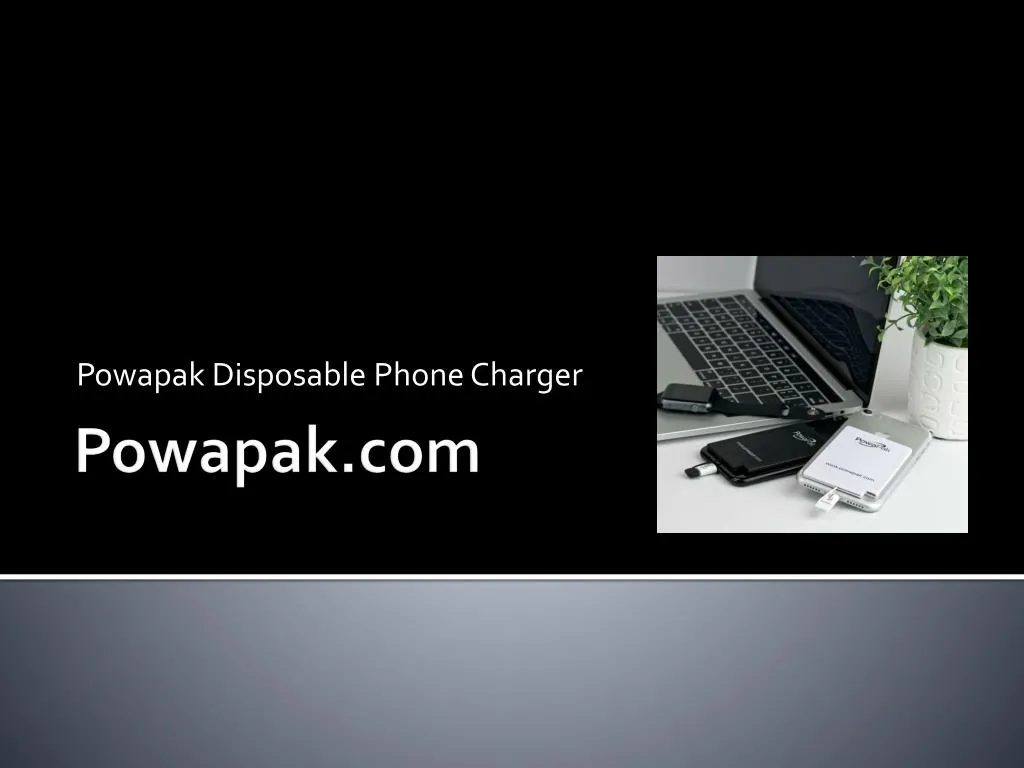 powapak disposable phone charger