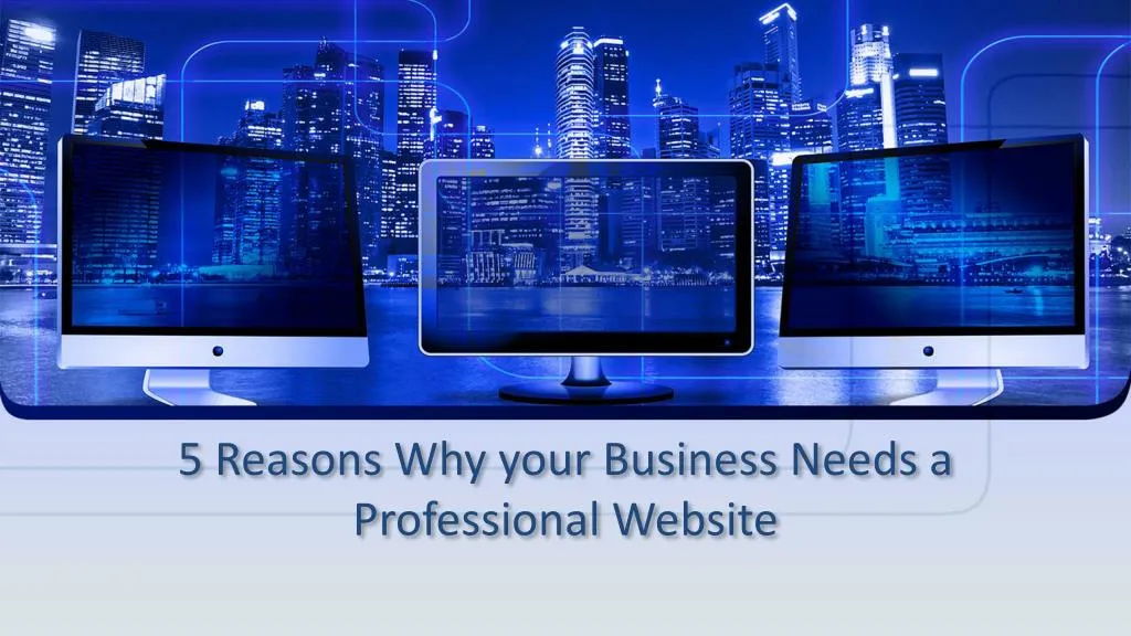 5 reasons why your business needs a professional website