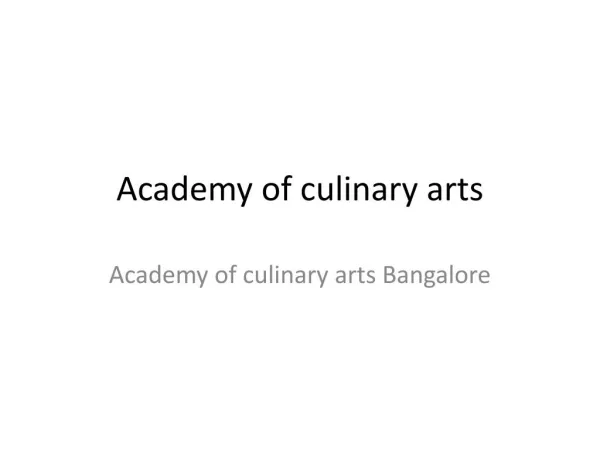 Best professional culinary course