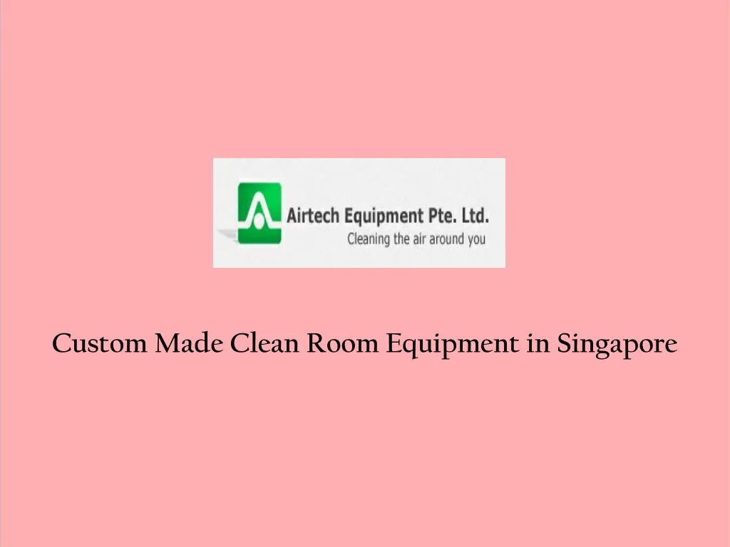 custom made clean room equipment in singapore
