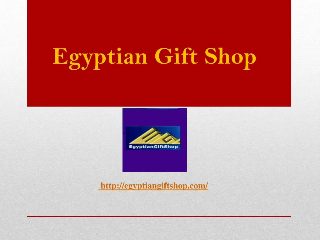 egyptian gift shop