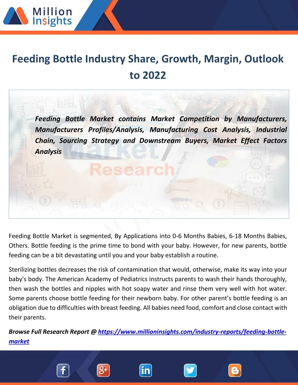 feeding bottle industry share growth margin