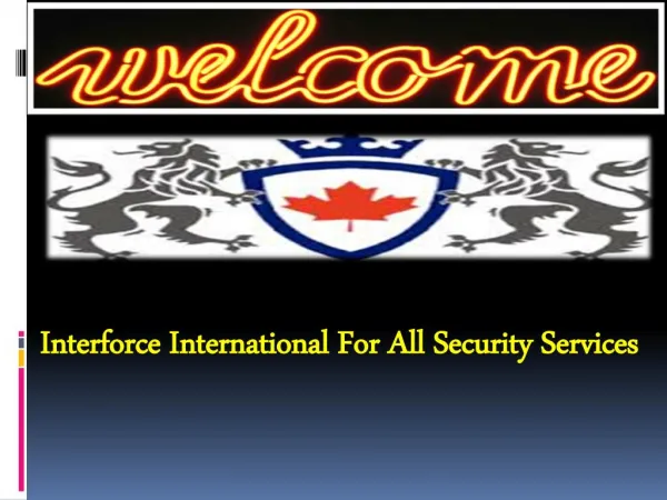 Get Security Guard License And Security Guard Training In Ontario