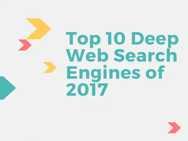 TOP 10 Deep Web Search Engines alternative to Google or Bing