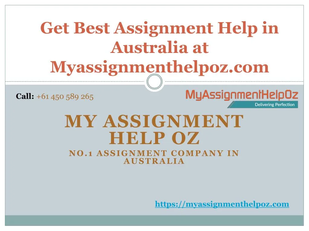 get best assignment help in australia at myassignmenthelpoz com