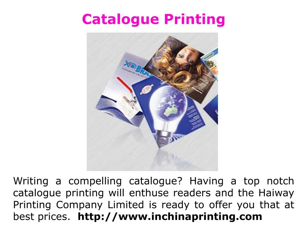 catalogue printing