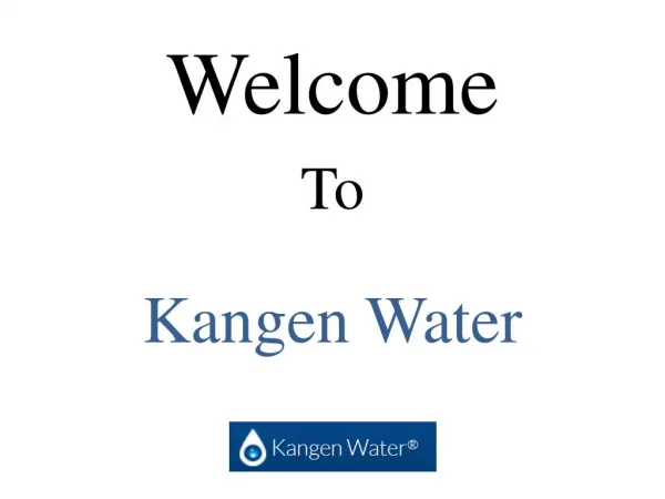 Kangen Water