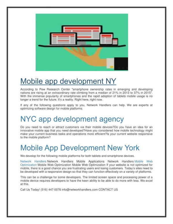 Mobile app development NY | NYC app development agency | Mobile App Development New York