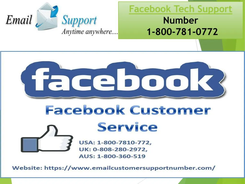 facebook tech support number 1 800 781 0772
