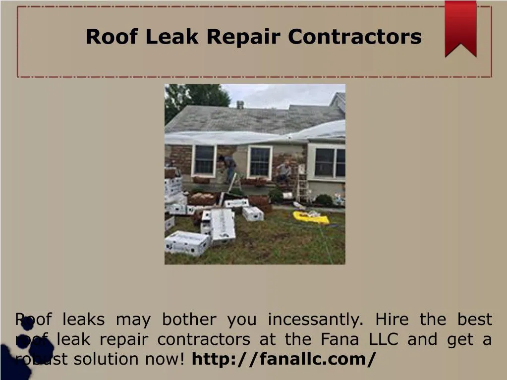 roof leak repair contractors