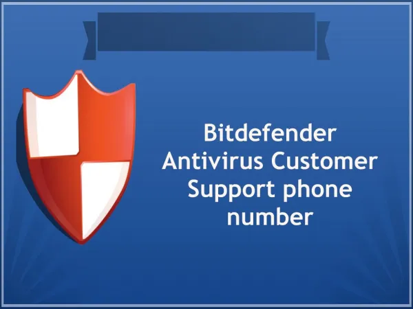 Bitdefender Antivirus Customer Service Phone Number | Tech Support