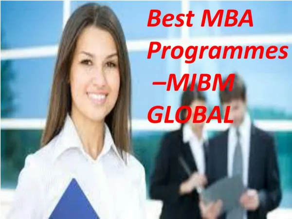Best MBA Programmes in Noida