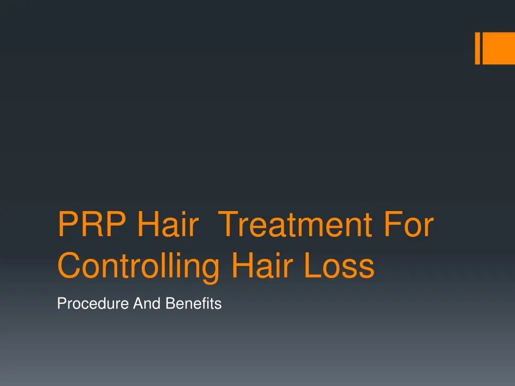 prp hair treatment for controlling hair loss