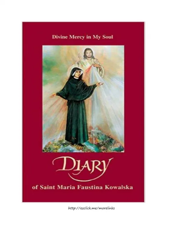 DiaryofSaintMariaFaustinaKowalskaBySaintMariaFaustinaKowalska-fulldownloadebookpdf