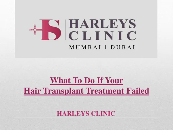 What To Do If Your Hair Transplant Treatment Failed