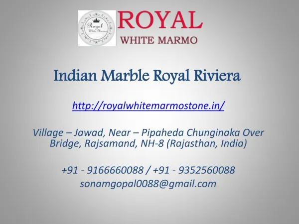 Indian Marble Royal Riviera