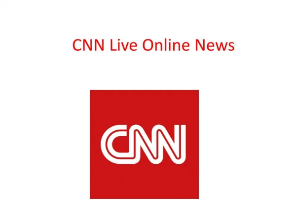 Watch cnn live