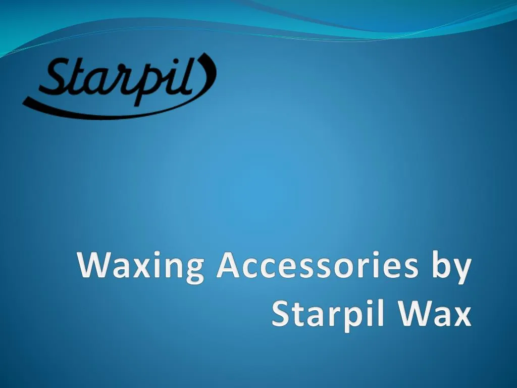 waxing accessories by starpil wax