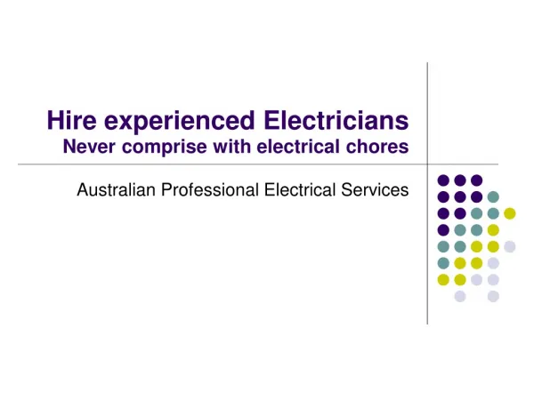 Electrician: Find and Hire Experts