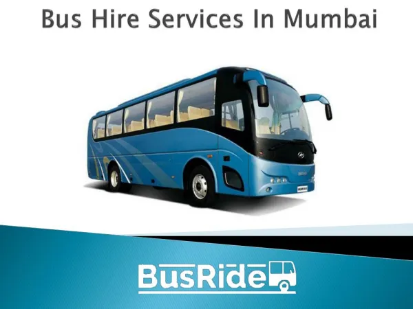 Bus Hire Services In Mumbai