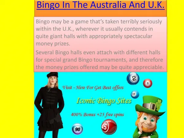 Bingo In The Australia And U.K.