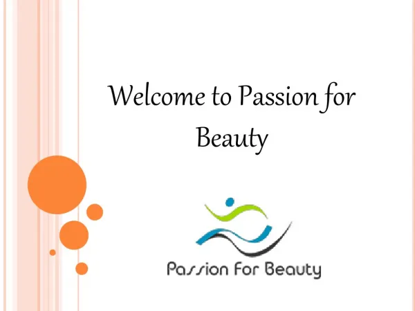 Welcome to Passion for Beauty