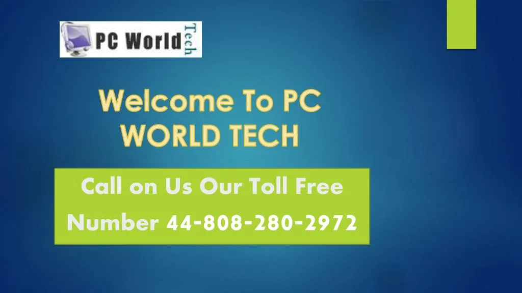 welcome to pc world tech