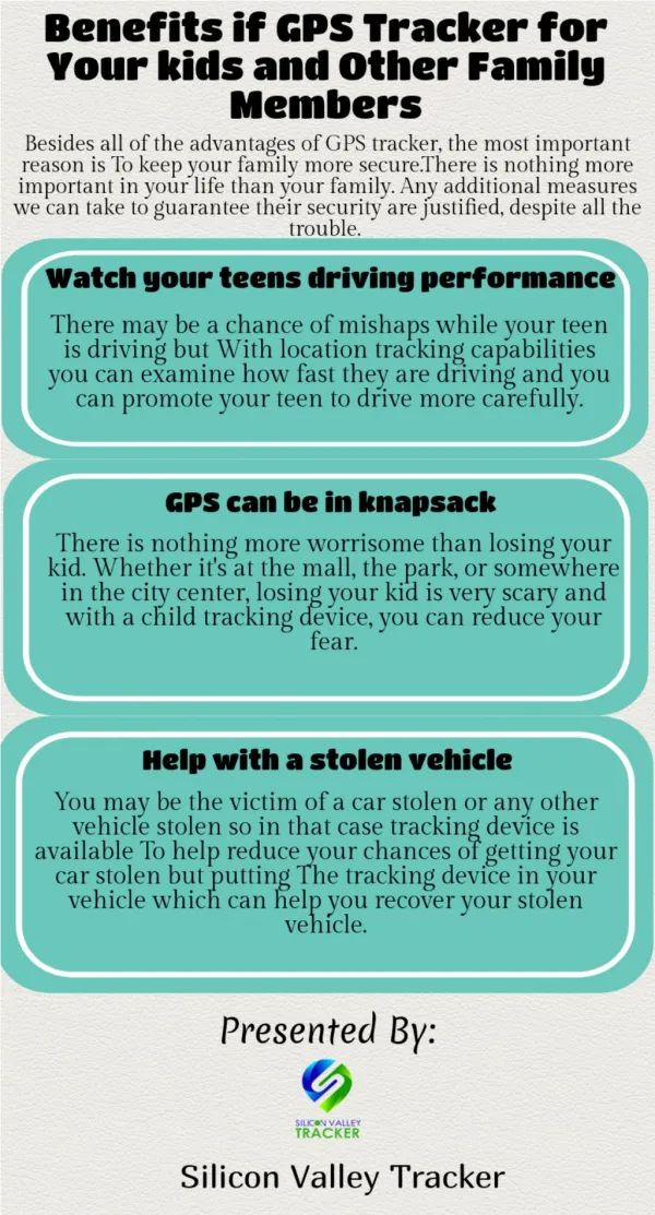 Benefit of GPS Tracking Devices For your Family
