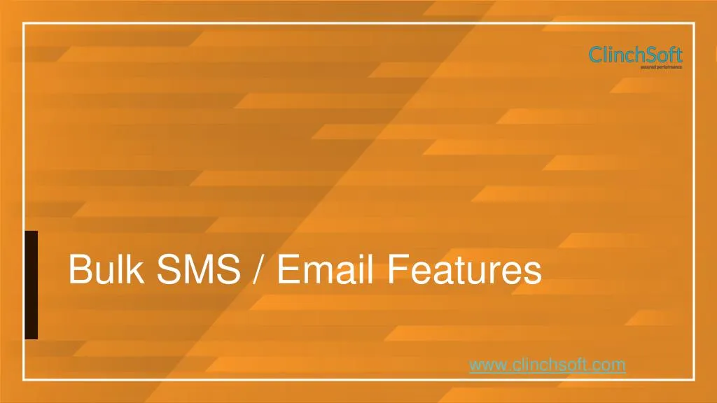 bulk sms email features