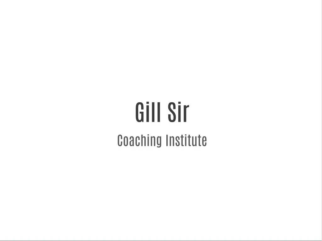 gill sir gill sir coaching institute