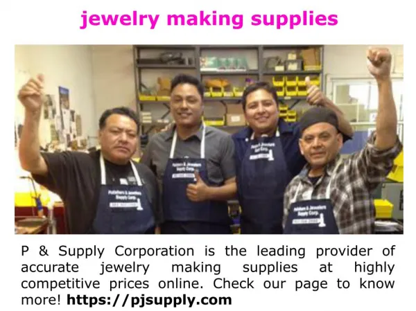 jewelry manufacturing companies
