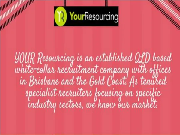 Find the Latest Jobs Opportunities - YOUR Resourcing
