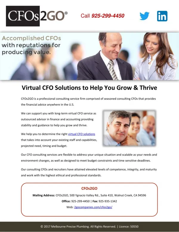 Virtual CFO Solutions to Help You Grow & Thrive