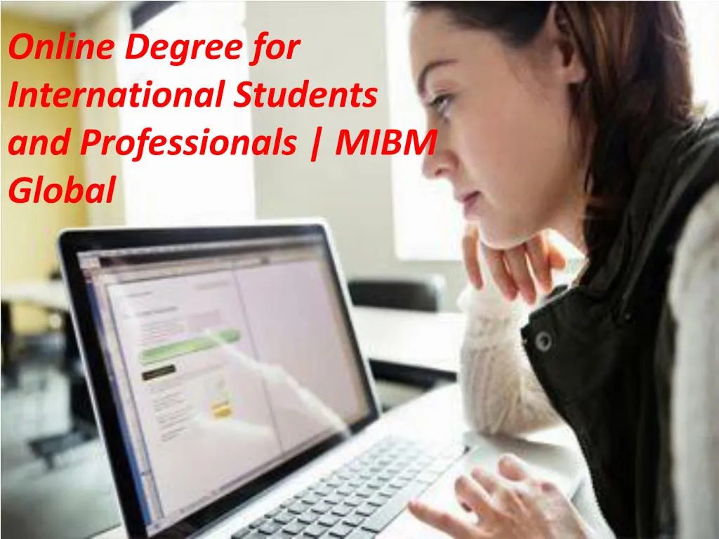 online degree for international students