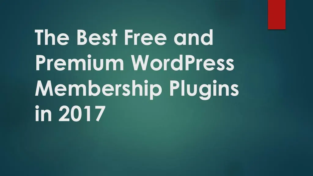 the best free and premium wordpress membership plugins in 2017